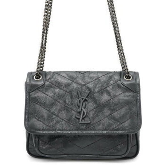 Saint Laurent Paris Niki Chain Shoulder Bag Leather - Picture 1 of 8